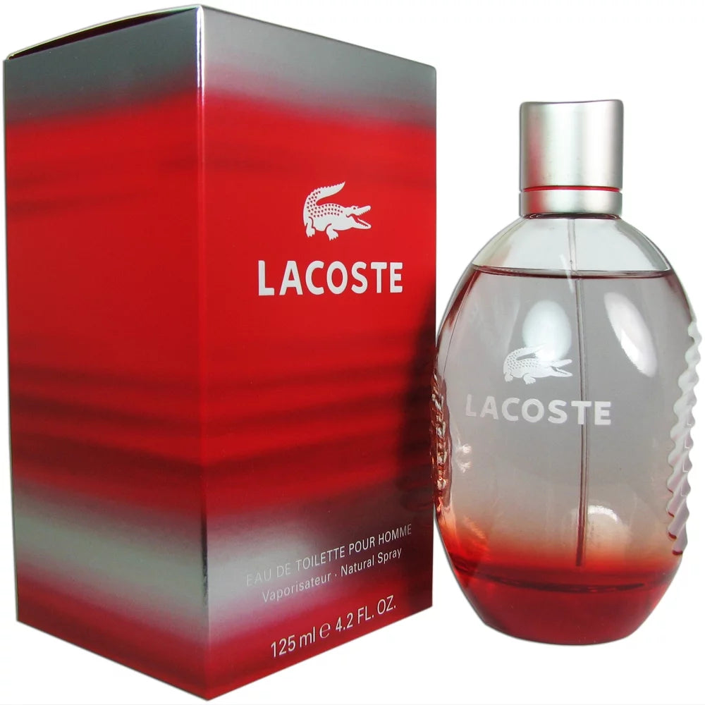 Lacoste Red Style In Play Eau De Toilette 4.2oz (Men's)