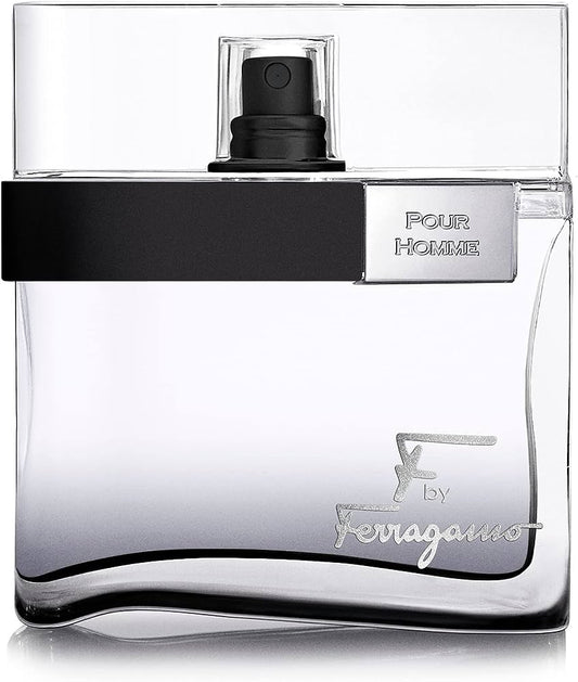 S.Ferragamo "F" Black Eau De Toilette 3.4oz (Men's)