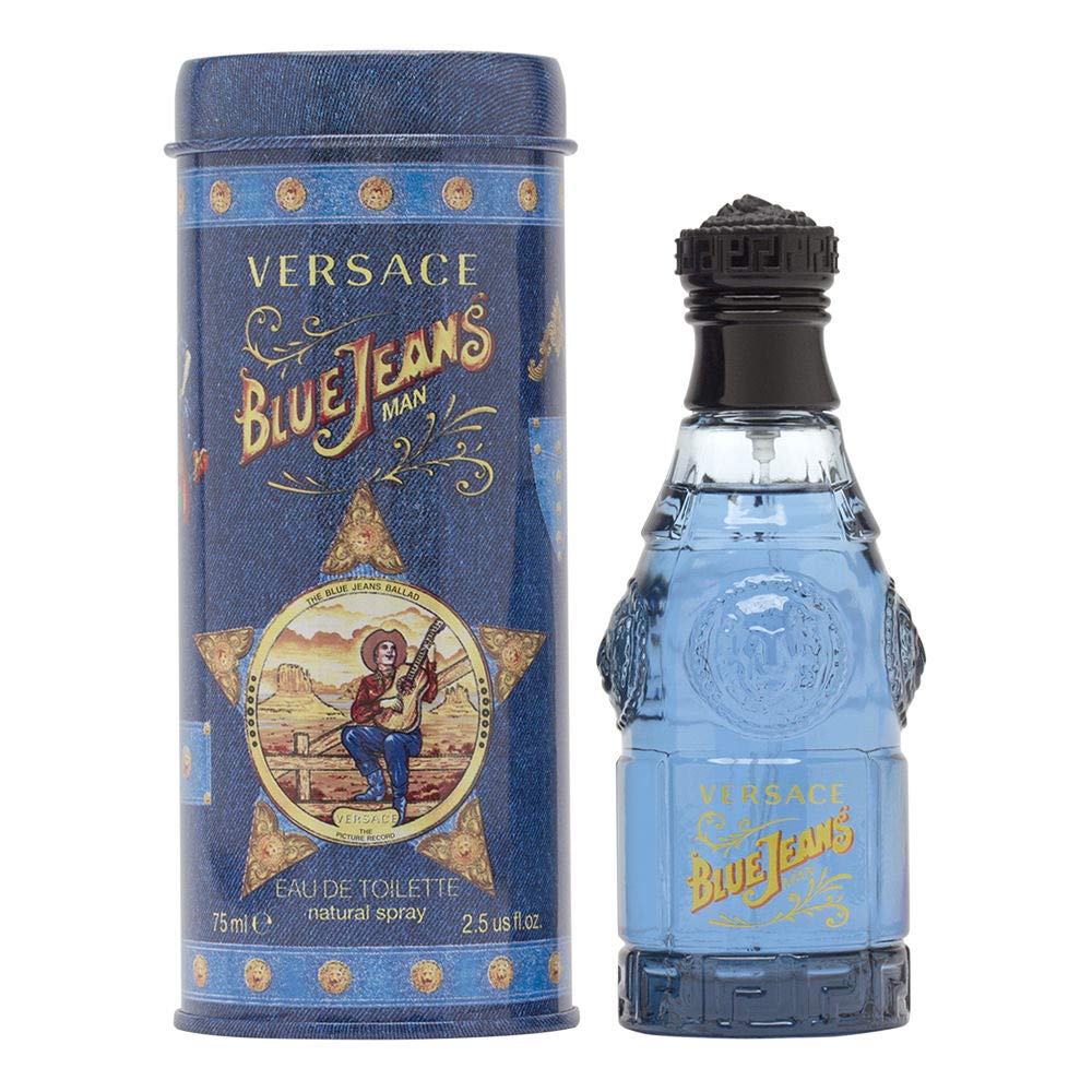 Versace Blue Jeans Eau De Toilette 2.5oz (Men's)