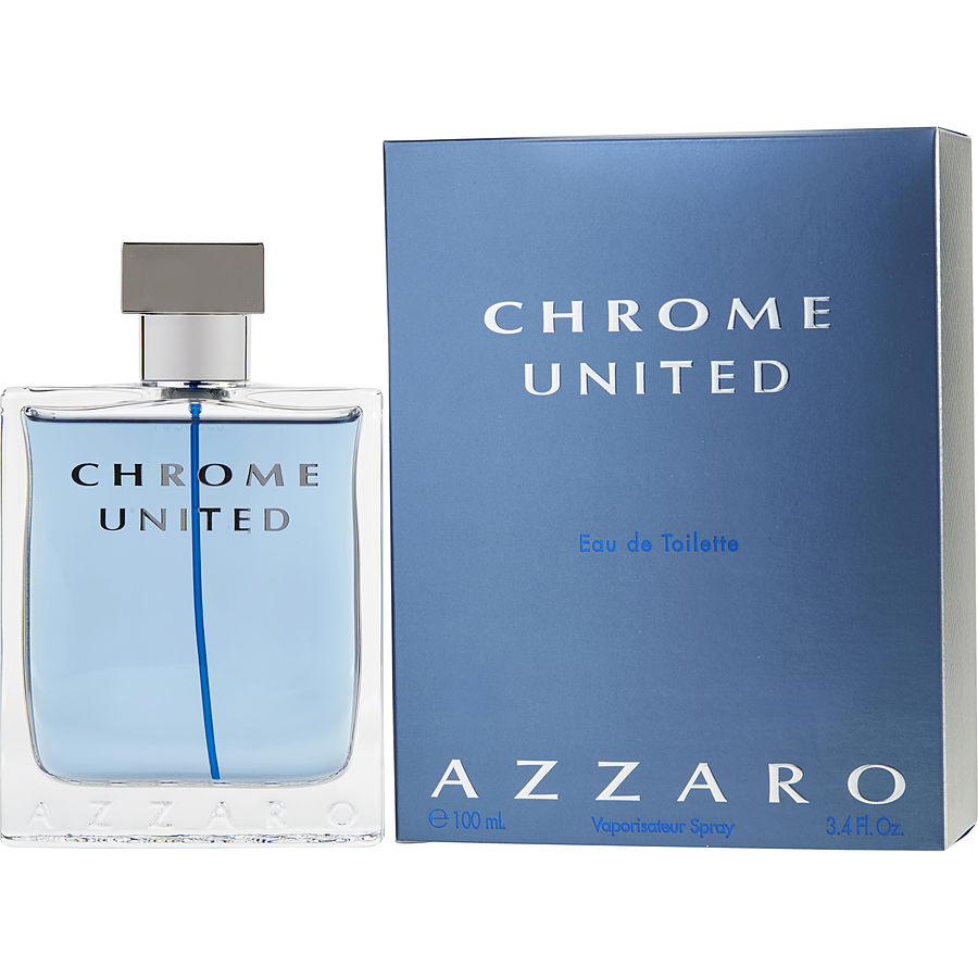 Azzaro Chrome United Eau De Toilette 3.4oz (Mens)